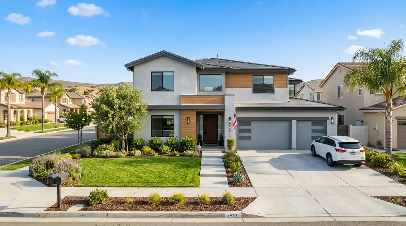 Residential home representing moving to Moreno Valley